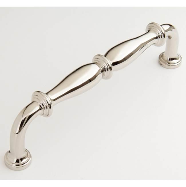 Water Street Brass Bead 6'' Pull - Hammered - Satin Chrome