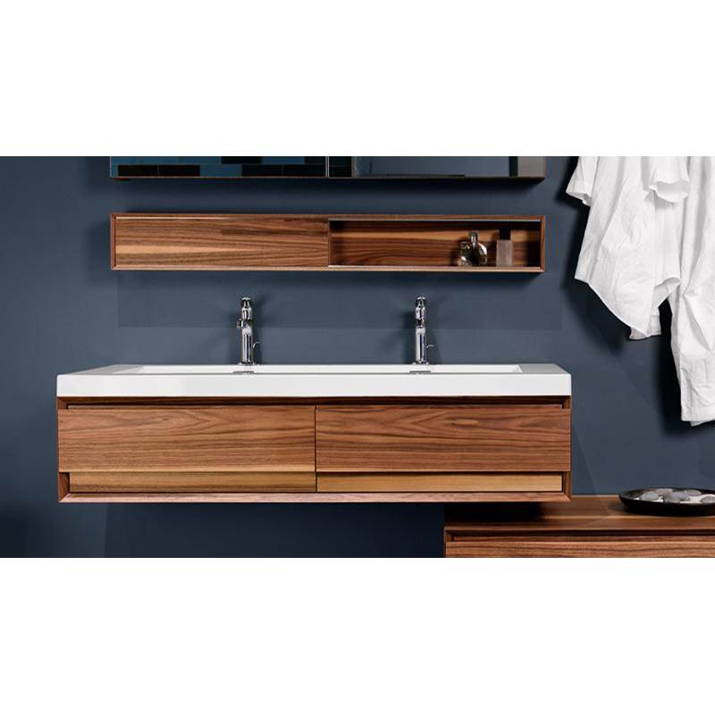 WETSTYLE Furniture ''M'' - Vanity Wall-Mount 72 X 10 - Lacquer Stone Harbour Grey Matt