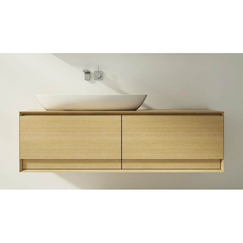 WETSTYLE Furniture ''M'' - Vanity Wall-Mount 60 X 18 - Lacquer Wetmar White High Gloss